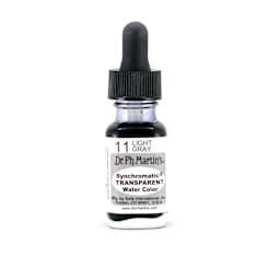 Dr. Ph. Martin's Synchromatic Transparent Watercolor Light Gray 0.5 oz