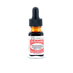 Dr. Ph. Martin's Synchromatic Transparent Watercolor Vermillion 0.5 oz