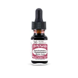 Dr. Ph. Martin's Synchromatic Transparent Watercolor Rose Madder 0.5 oz
