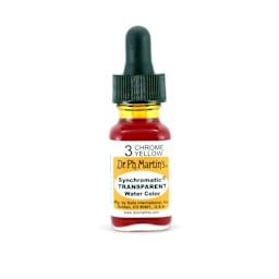 Dr. Ph. Martin's Synchromatic Transparent Watercolor Chromium Yellow 0.5 oz