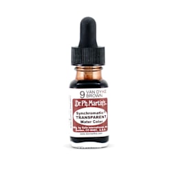 Dr. Ph. Martin's Synchromatic Transparent Watercolor Van Dyke Brown 0.5 oz