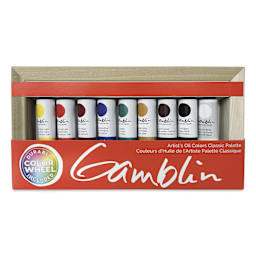 Gamblin Artist's Oil Color - Set of 9, Artist's Colors, 37 ml Tubes