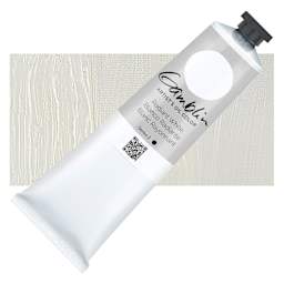 Gamblin Artist's Oil Color - Radiant White, 150 ml tube and swatch
