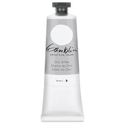 Gamblin Artist's Oil Color - Zinc White, 37 ml tube