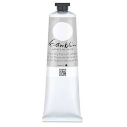 Gamblin Artist's Oil Color - Fast Dry Titanium White, 150 ml tube