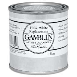 Gamblin Artist's Oil Color - Flake White Replacement, 8 oz Can