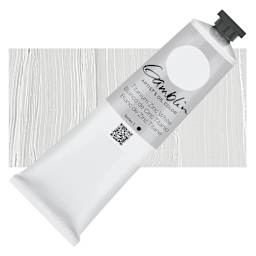 Gamblin Artist's Oil Color - Titanium-Zinc White, 150 ml tube and swatch