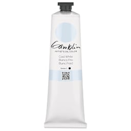 Gamblin Artists' Oil Color - Cool White, 150 ml tube