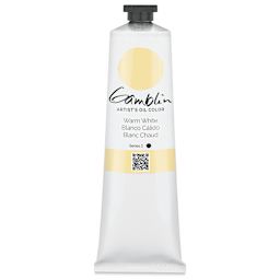 Gamblin Artists' Oil Color - Warm White, 150 ml tube