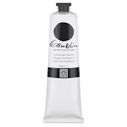 Gamblin Artist's Oil Color - Chromatic Black, 150 ml tube