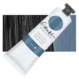 Gamblin Artist's Oil Color - Payne's Grey, 37 ml tube and swatch