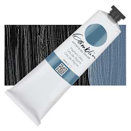 Gamblin Artist's Oil Color - Payne's Grey, 150 ml tube and swatch