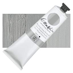 Gamblin Artist's Oil Color - Portland Gray Medium, 150 ml tube and swatch