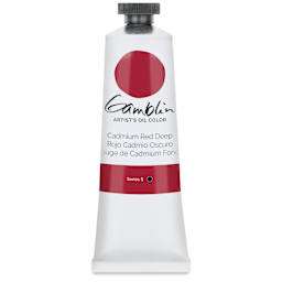 Gamblin Artist's Oil Color - Cadmium Red Deep, 37 ml tube
