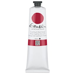 Gamblin Artist's Oil Color - Cadmium Red Deep, 150 ml tube
