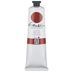 Gamblin Artist's Oil Color - India Red, 150 ml tube