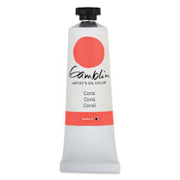 Gamblin Artist's Oil Color - Coral, 37 ml tube