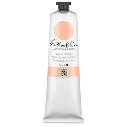 Gamblin Artist's Oil Color - Naples Orange, 37 ml tube front