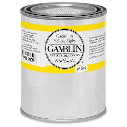 Gamblin Artist's Oil Color - Cadmium Yellow Light, 16 oz Can