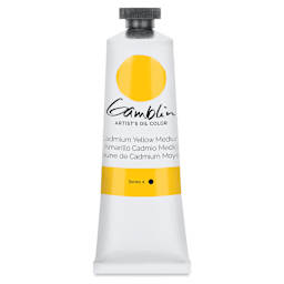Gamblin Artist's Oil Color - Cadmium Yellow Medium, 37 ml tube
