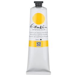 Gamblin Artist's Oil Color - Cadmium Yellow Medium, 150 ml tube