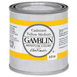 Gamblin Artist's Oil Color - Cadmium Yellow Medium, 8 oz Can