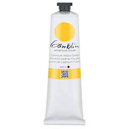 Gamblin Artist's Oil Color - Cadmium Yellow Deep, 150 ml tube