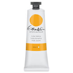 Gamblin Artist's Oil Color - India Yellow, 37 ml tube