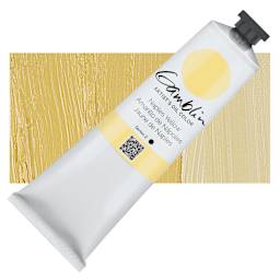 Gamblin Artist's Oil Color - Naples Yellow, 150 ml tube and swatch