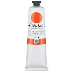 Gamblin Artist's Oil Color - Cadmium Orange Deep, 150 ml tube