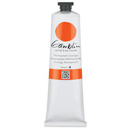 Gamblin Artist's Oil Color - Permanent Orange, 150 ml tube