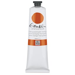Gamblin Artist's Oil Color - Transparent Earth Orange, 150 ml tube