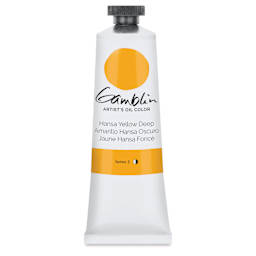 Gamblin Artist's Oil Color - Hansa Yellow Deep, 37 ml tube