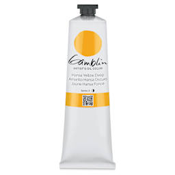 Gamblin Artist's Oil Color - Hansa Yellow Deep, 150 ml tube