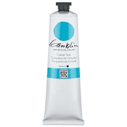 Gamblin Artist's Oil Color - Cobalt Teal, 150 ml tube