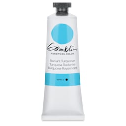 Gamblin Artist's Oil Color - Radiant Turquoise, 37 ml tube