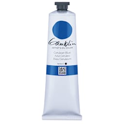 Gamblin Artist's Oil Color - Cerulean Blue, 150 ml tube