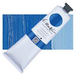 Gamblin Artist's Oil Color - Cerulean Blue, 150 ml tube and swatch