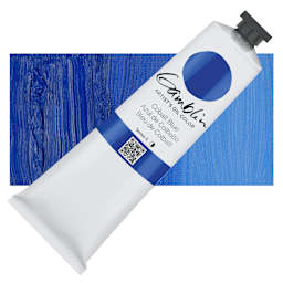 Gamblin Artist's Oil Color - Cobalt Blue, 150 ml tube and swatch
