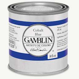 Gamblin Artist's Oil Color - Cobalt Blue, 8 oz Can