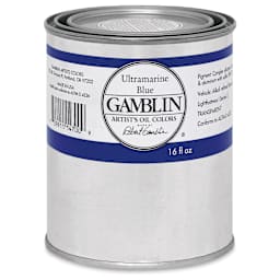 Gamblin Artist's Oil Color - Ultramarine Blue, 16 oz Can