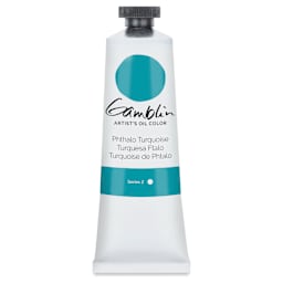 Gamblin Artist's Oil Color - Phthalo Turquoise, 37 ml tube