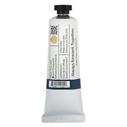 Back of Gamblin Artist's Oil Color - Indigo, 37 ml tube
