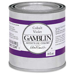 Gamblin Artist's Oil Color - Cobalt Violet, 8 oz Can