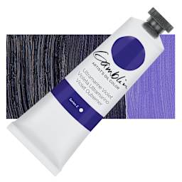 Gamblin Artist's Oil Color - Ultramarine Violet, 37 ml tube and swatch