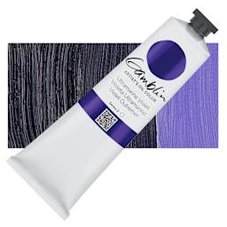 Gamblin Artist's Oil Color - Ultramarine Violet, 150 ml tube and swatch