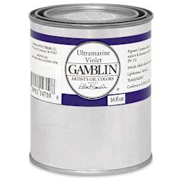 Gamblin Artist's Oil Color - Ultramarine Violet, 16 oz Can