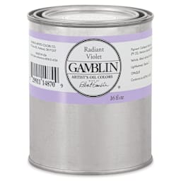 Gamblin Artist's Oil Color - Radiant Violet, 16 oz Can