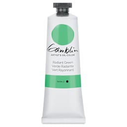 Gamblin Artist's Oil Color - Radiant Green, 37 ml tube
