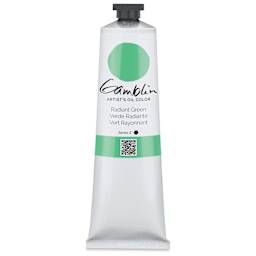 Gamblin Artist's Oil Color - Radiant Green, 150 ml tube